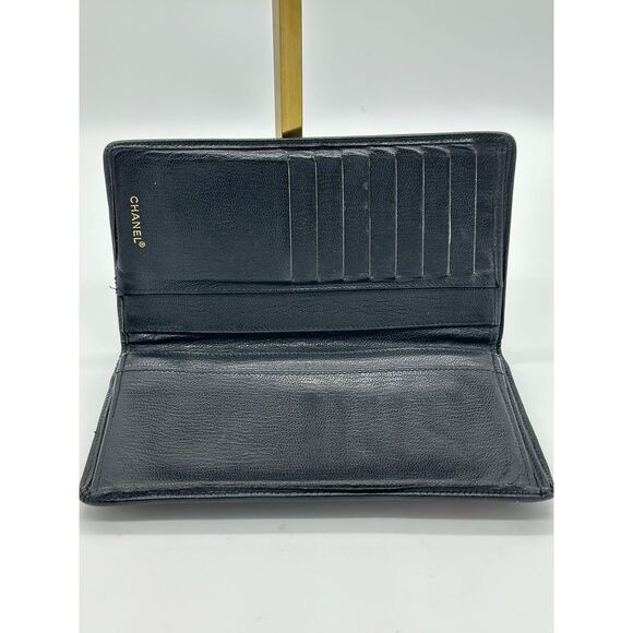 Chanel‎ Black Long Wallet*Beautiful!! Great Piece! - Picture 4 of 8